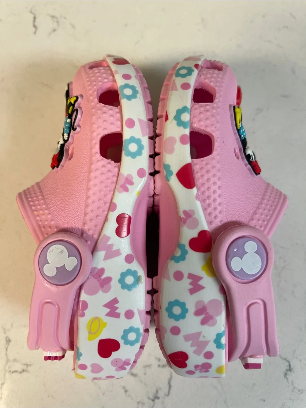 Crocs Kids' x Disney Minnie Mouse Classic Clogs Size 6 Style # 210894 - Picture 9 of 17